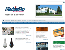 Tablet Screenshot of mediaspro.de